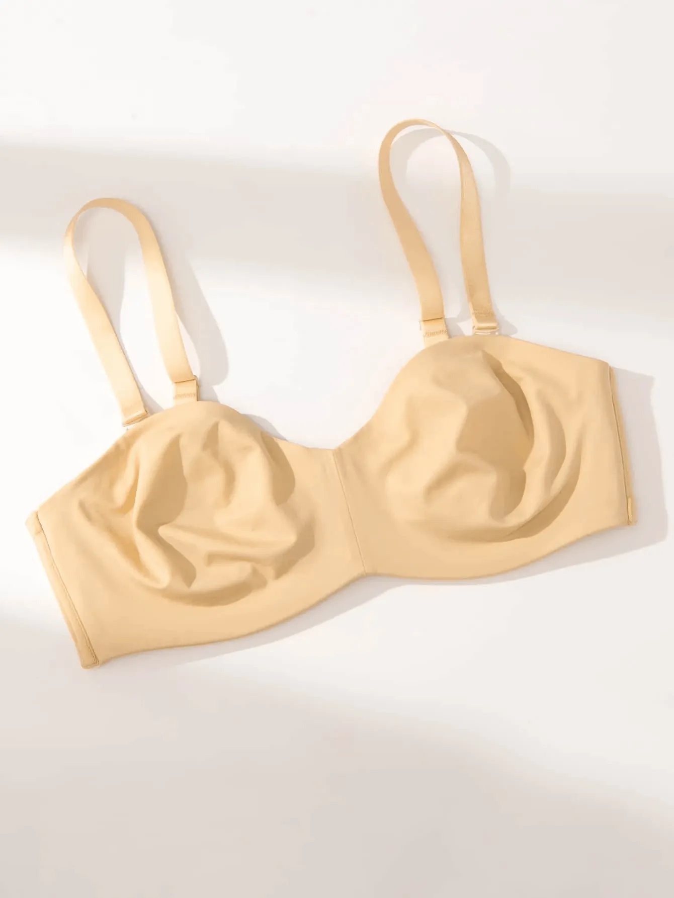 Strapless Unlined Underwire Multiway Bra Seamless Bra Nude