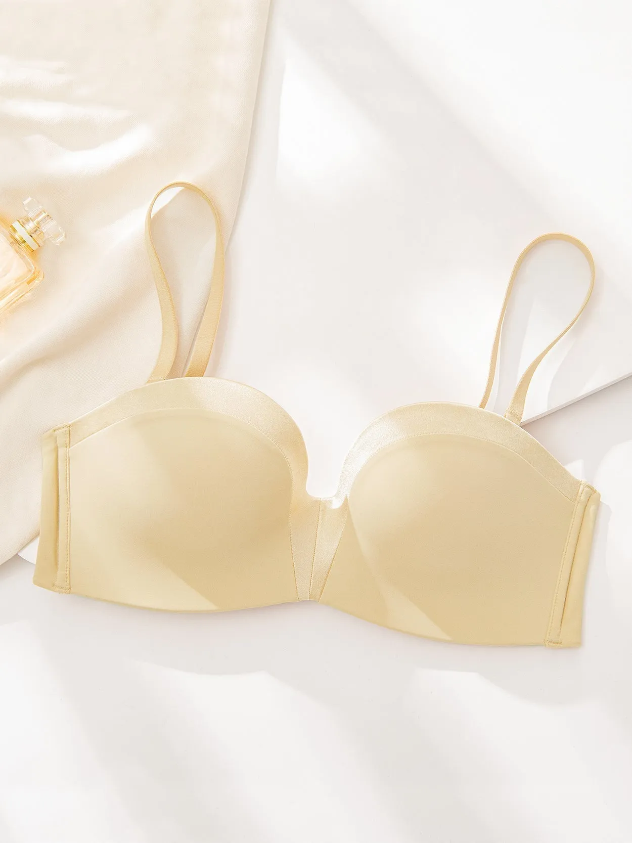 Strapless Wirefree Multiway Push Up Bra Nude
