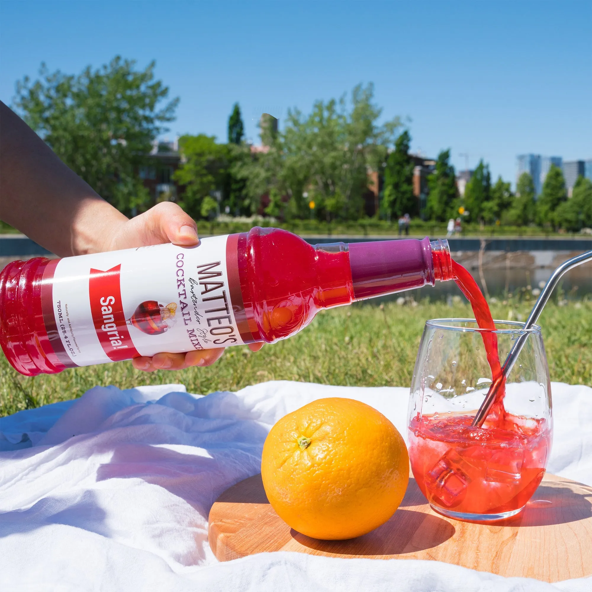 Sugar Free Cocktail Mixes - Simple Syrup | 6 x 750ml Bottles
