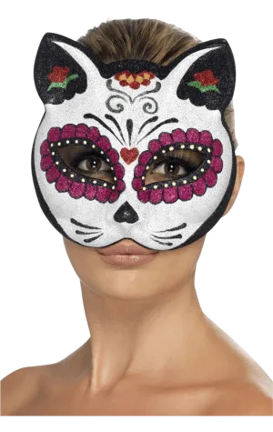 Sugar Skull Cat Eye Facepiece