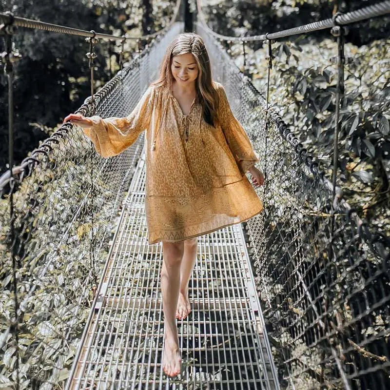Sunset Coral Dress
