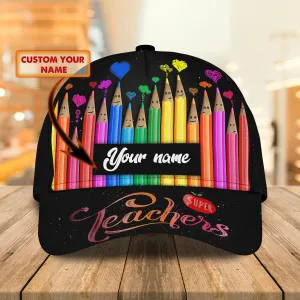 Super Teacher 05 - Personalized Name Cap - Cpd