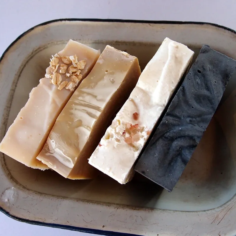 Surprise me! - try four or more different natural handmade soaps
