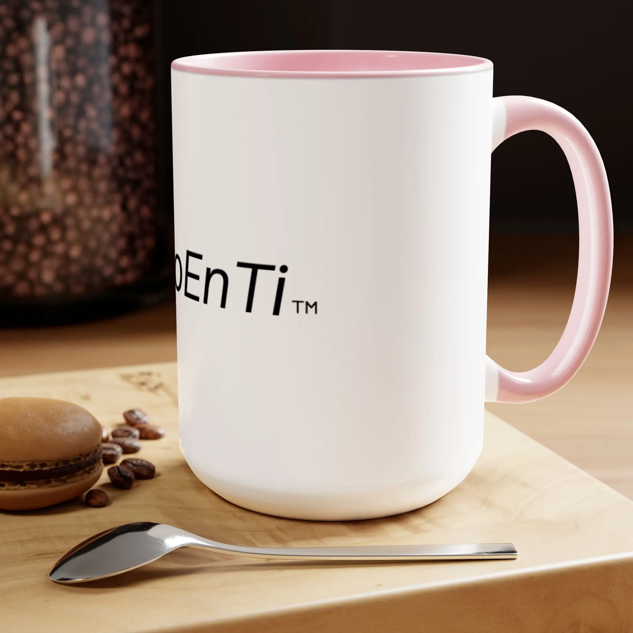 SVL #CreoEnTi Two-Tone Coffee Mugs, 15oz