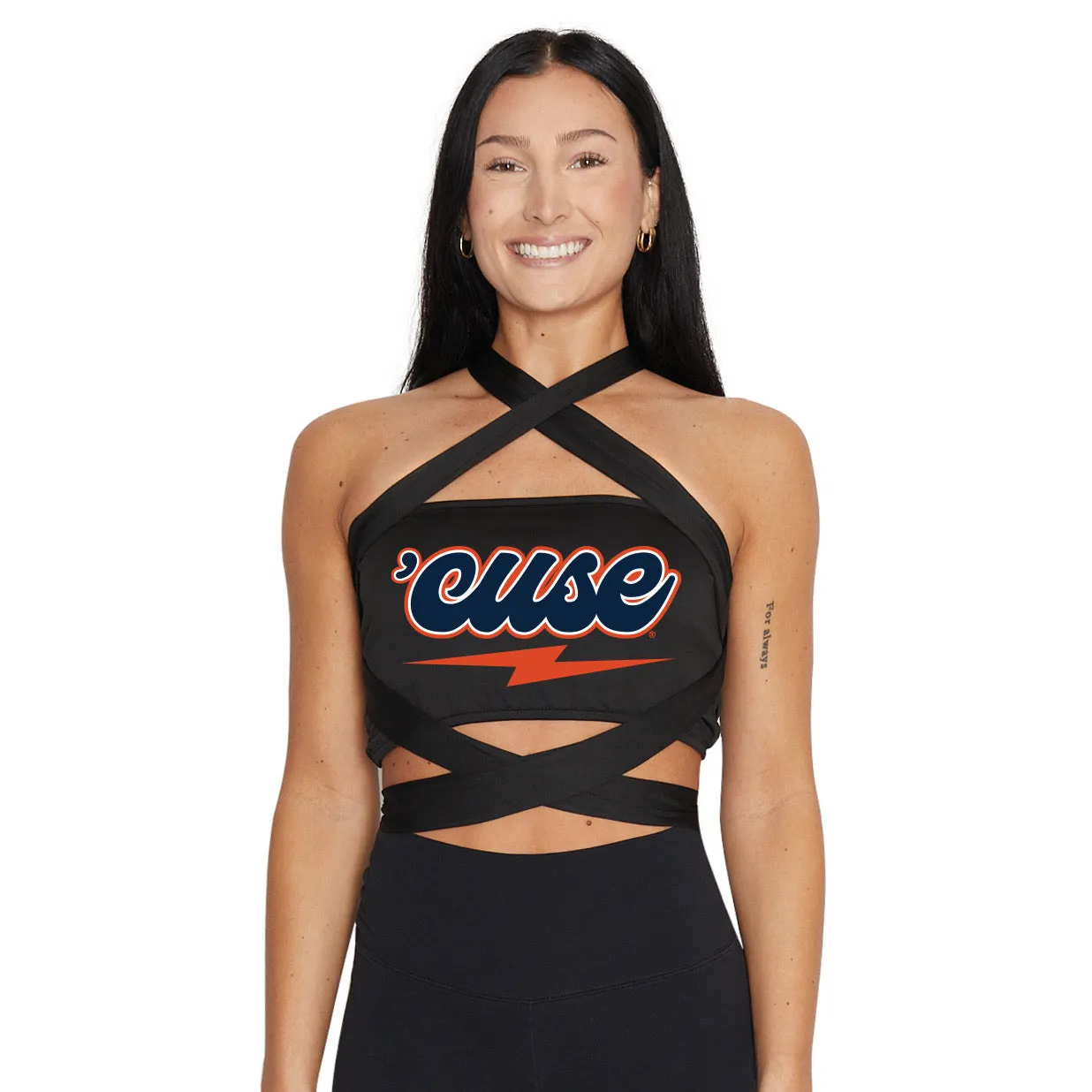 Syracuse Black Multiway Bandeau Top