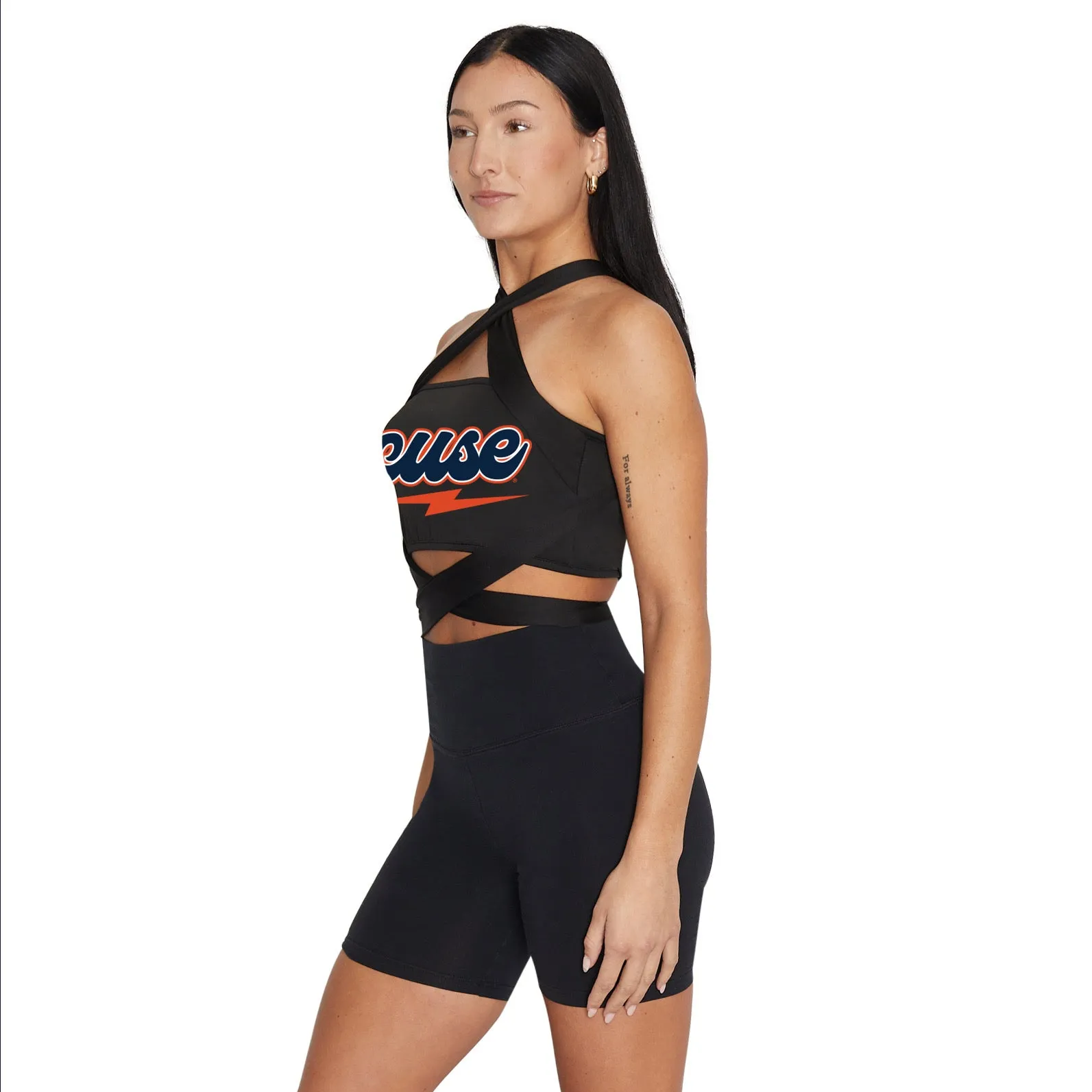 Syracuse Black Multiway Bandeau Top