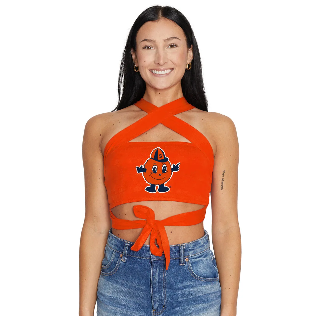 Syracuse Orange Multiway Bandeau Top