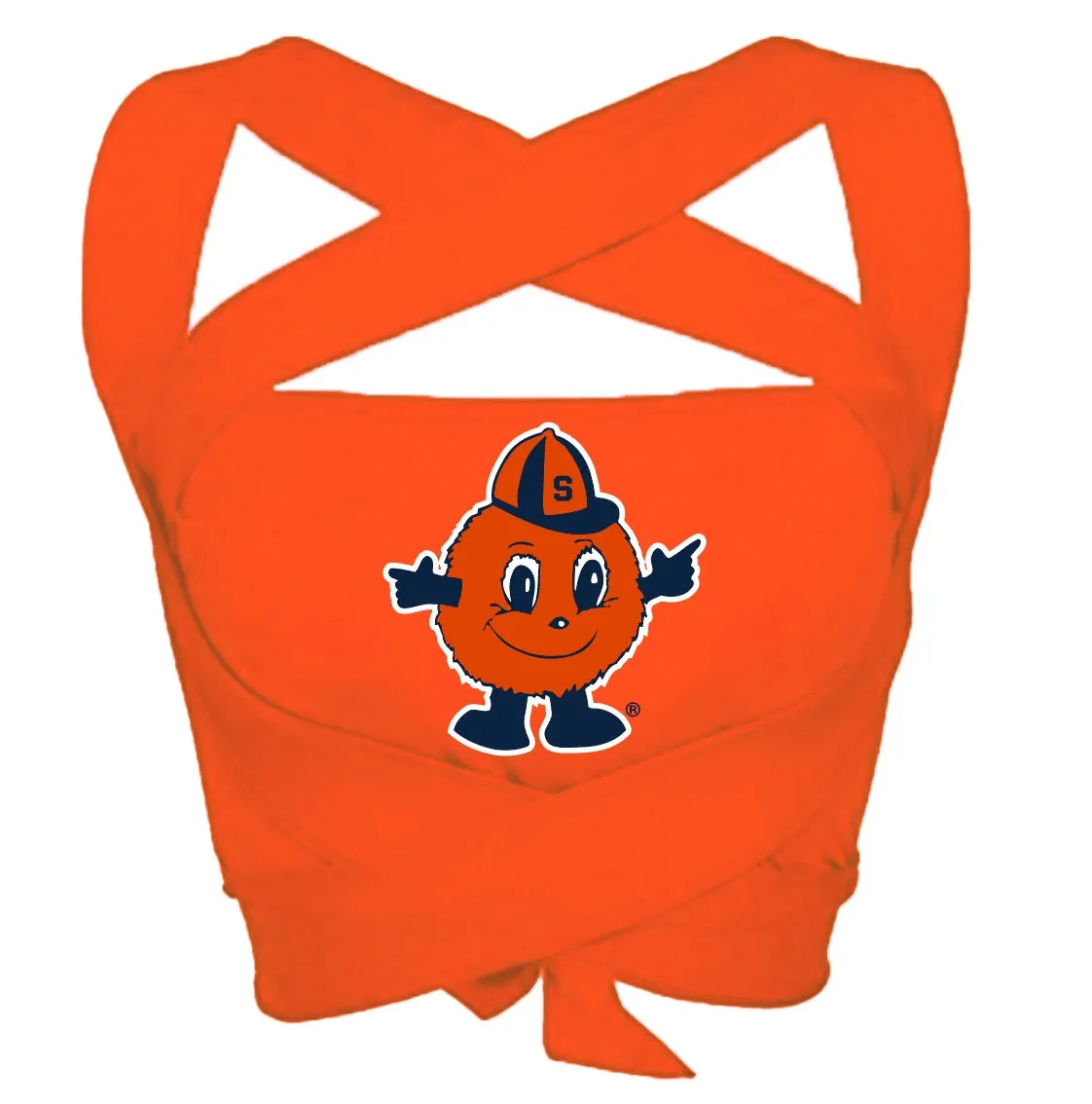 Syracuse Orange Multiway Bandeau Top