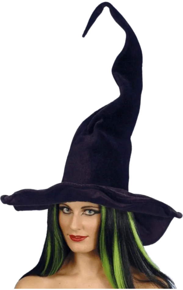 Tall Black Witches Hat Accessory