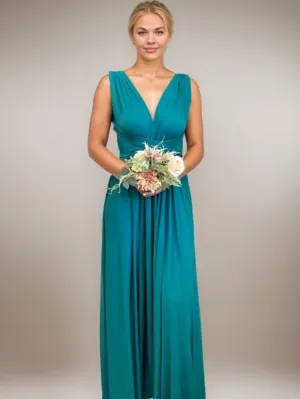 Teal Convertible Infinity bridesmaid dress Express NZ wide