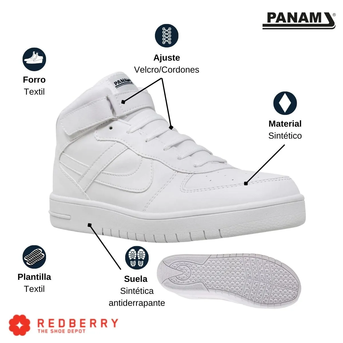 Tenis Panam Unisex Casual 10301