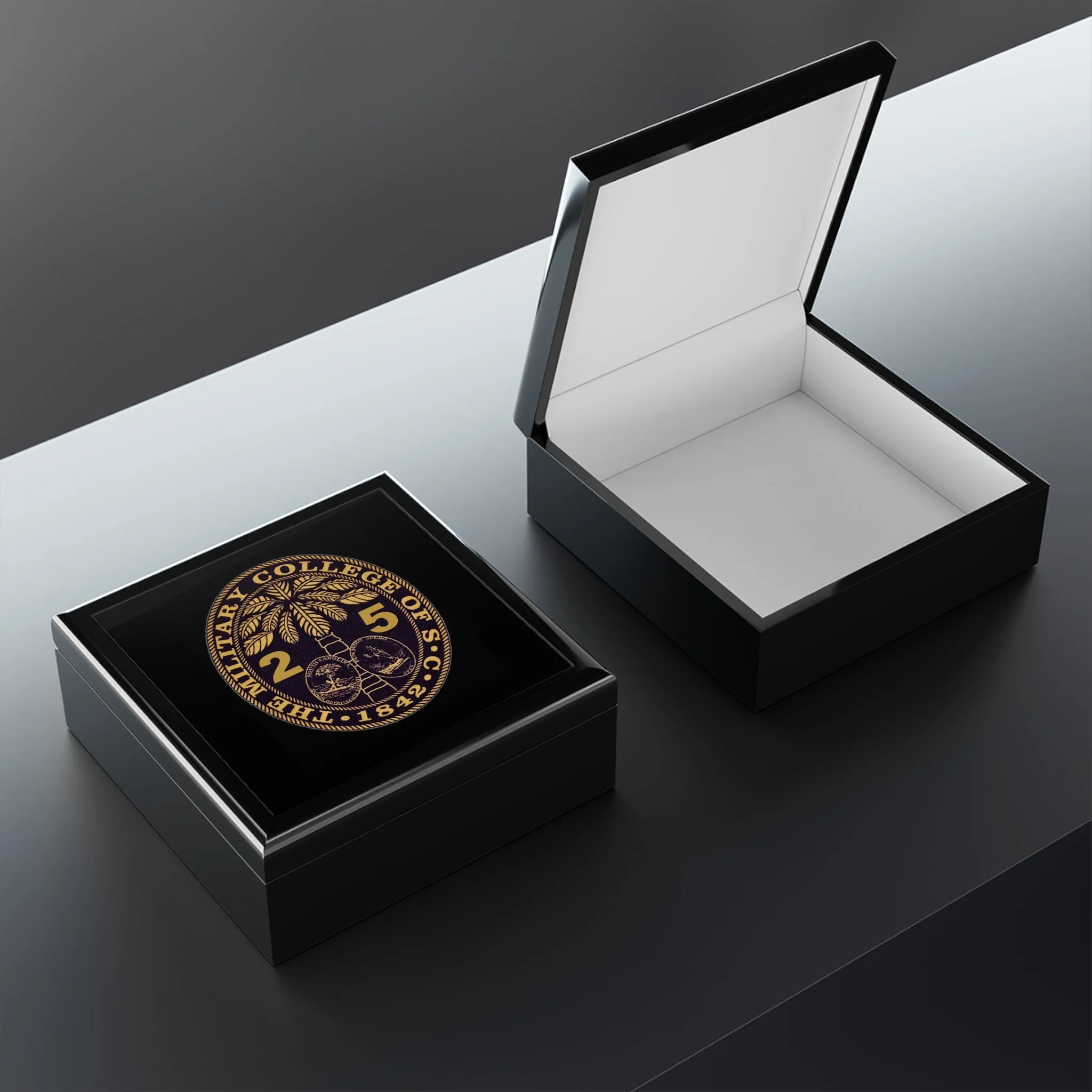 The Citadel, Ring Bezel, Customized Year Jewelry Box