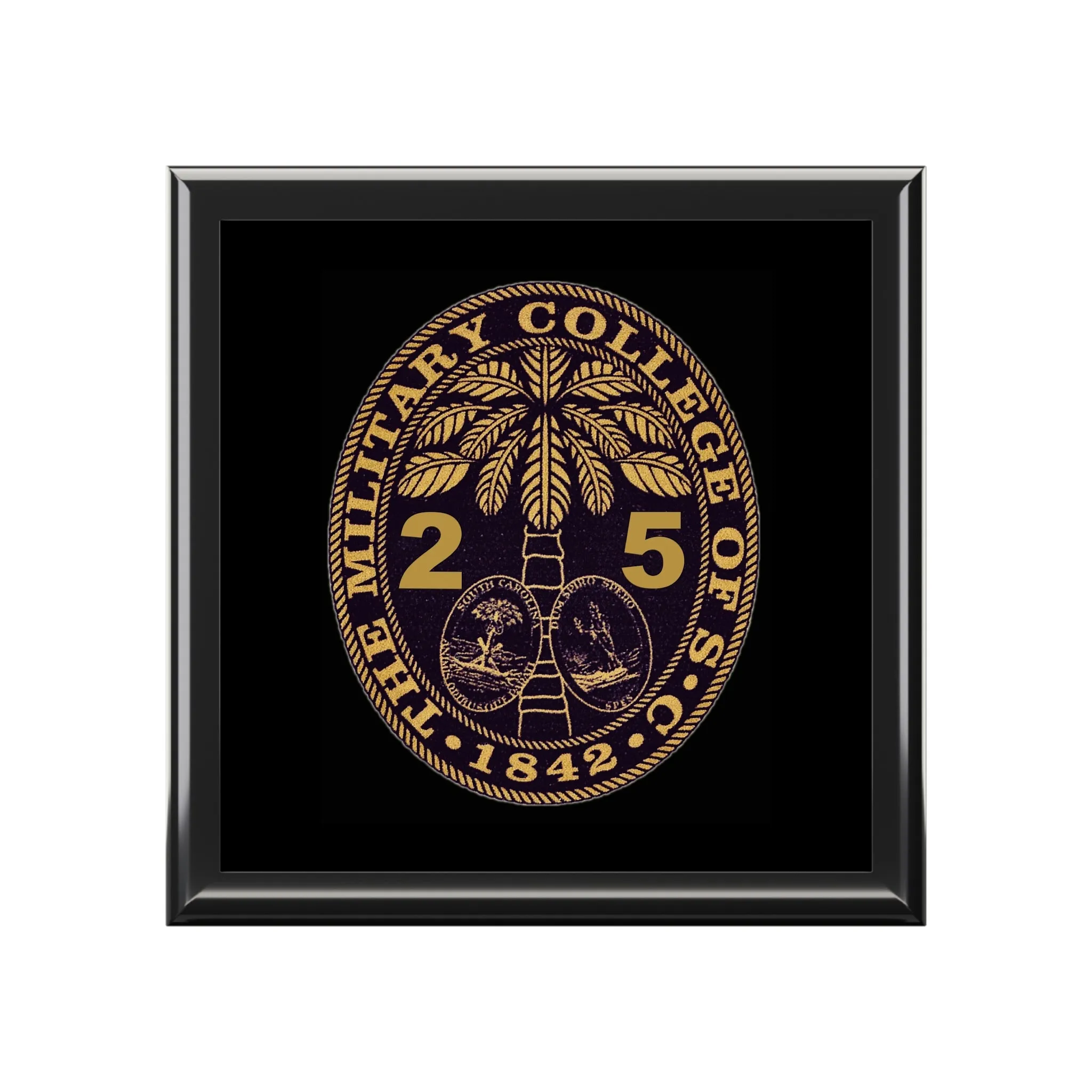 The Citadel, Ring Bezel, Customized Year Jewelry Box
