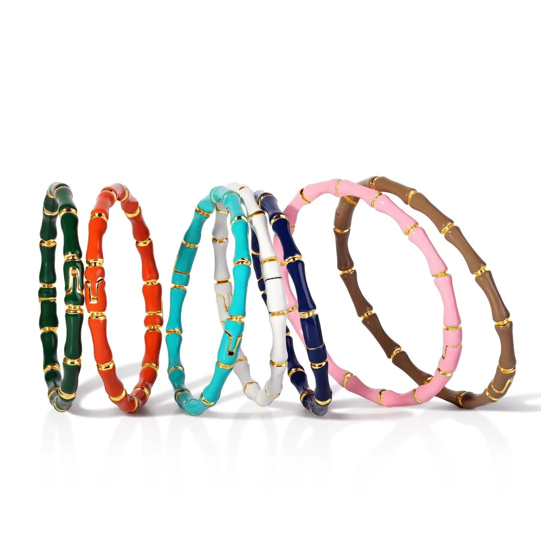 The Colorful Bamboo Bangle