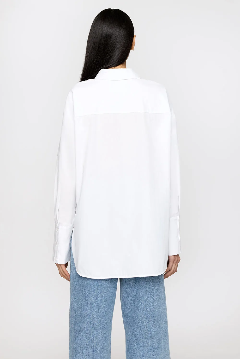THE ESSENTIAL POPLIN SHIRT - WHITE