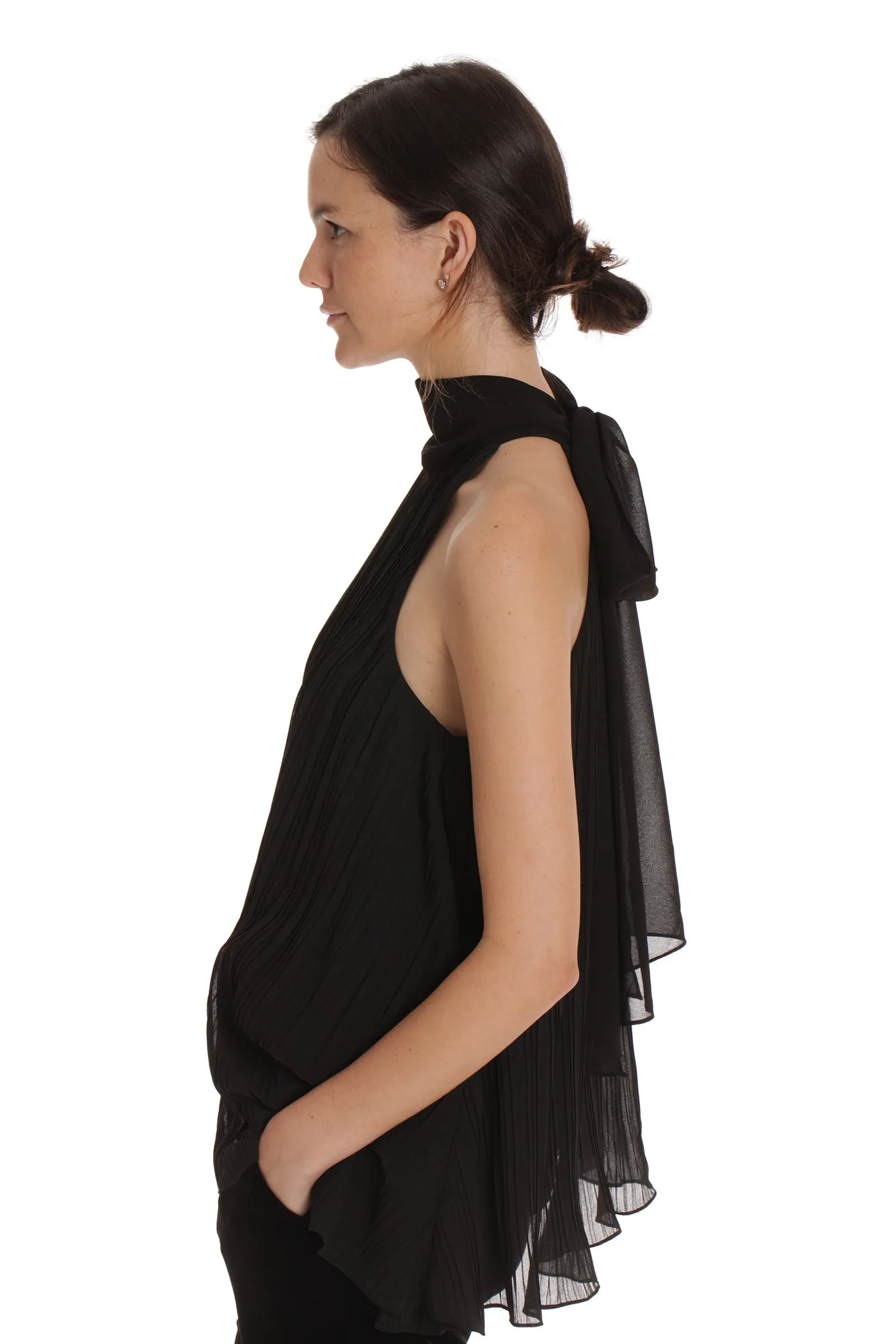 The London Top - Black Metallic