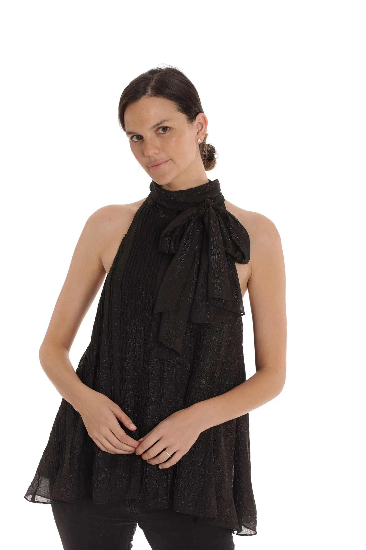 The London Top - Black Metallic