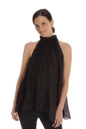 The London Top - Black Metallic