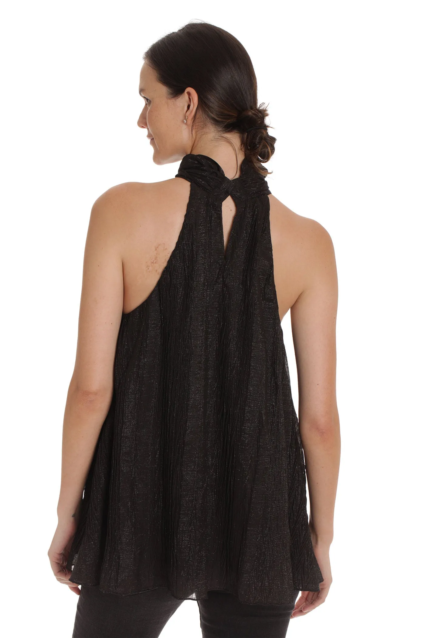 The London Top - Black Metallic