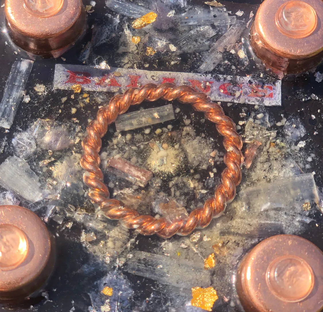 The “Sleek Tensor Ring Nubian Chakra” Orgone Pyramid