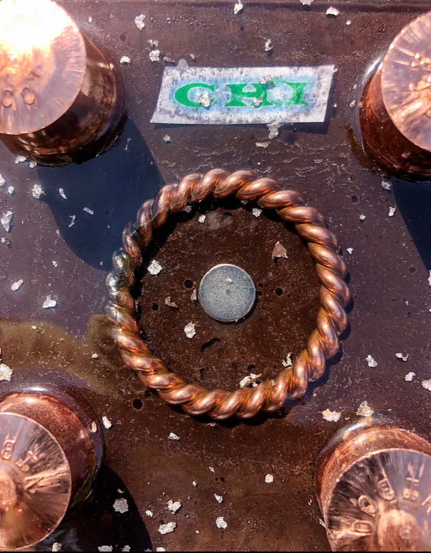 The “Sleek Tensor Ring Nubian Chakra” Orgone Pyramid
