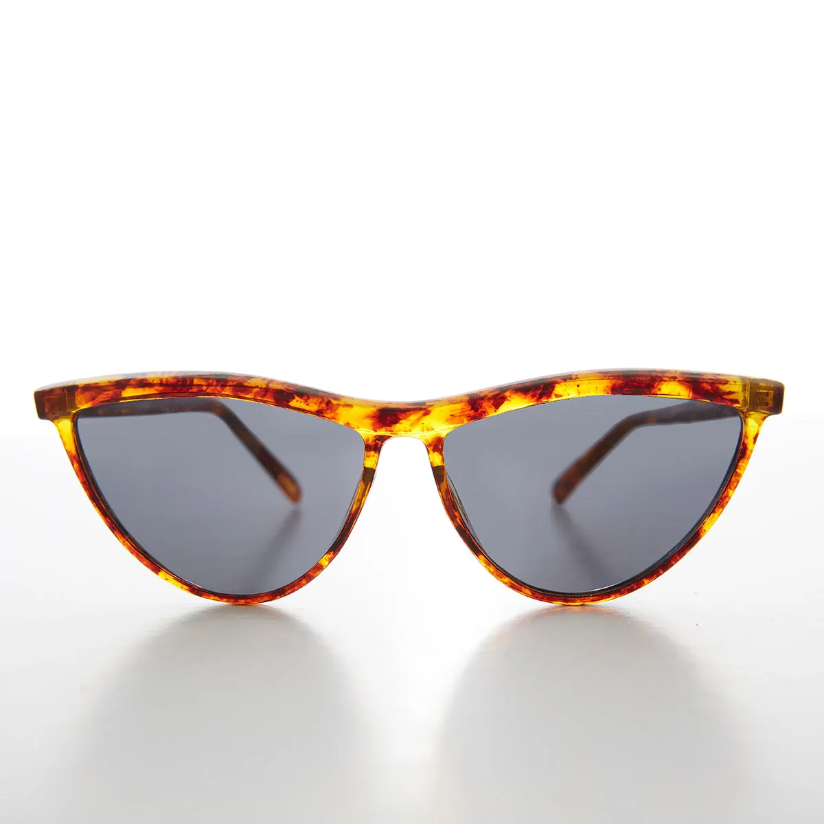 Thin Pointed Tip Vintage Cat Eye Sunglass - Tiff