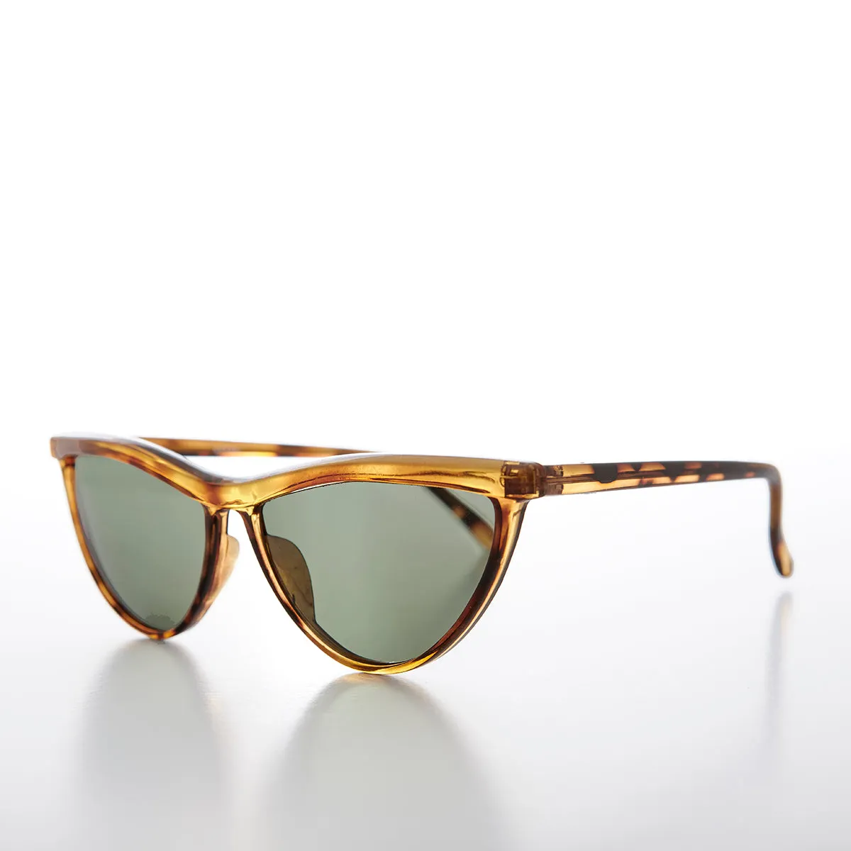 Thin Pointed Tip Vintage Cat Eye Sunglass - Tiff