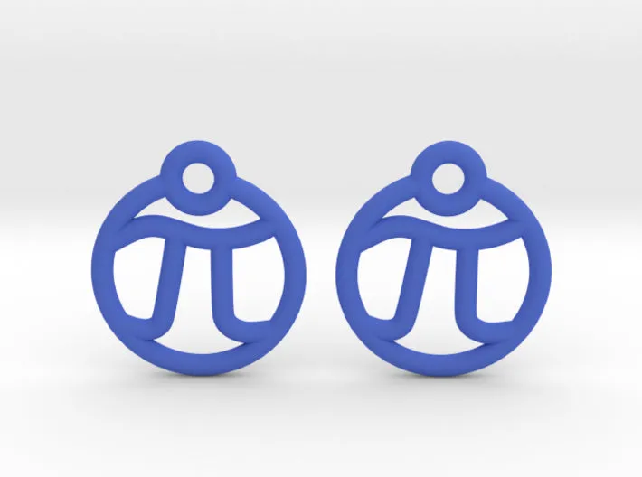 Tiny Pi Earrings (Nylon)