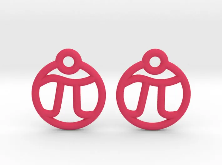 Tiny Pi Earrings (Nylon)