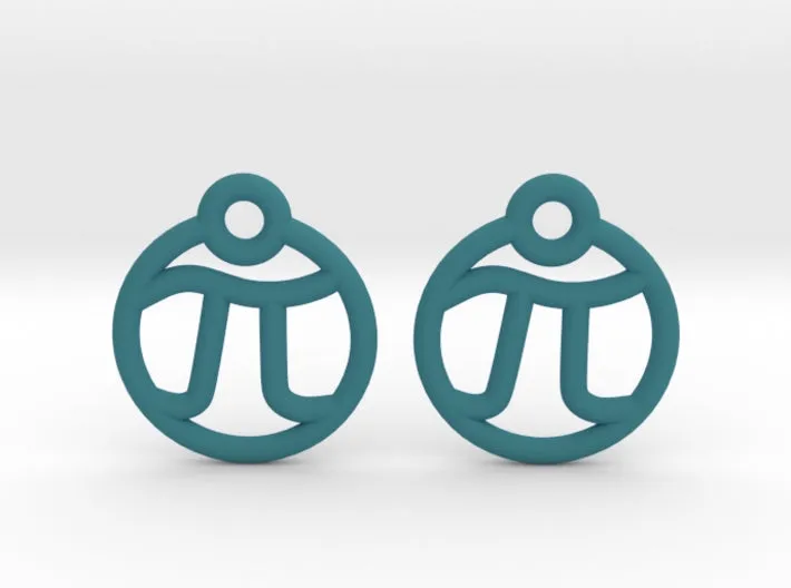 Tiny Pi Earrings (Nylon)
