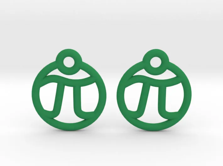 Tiny Pi Earrings (Nylon)