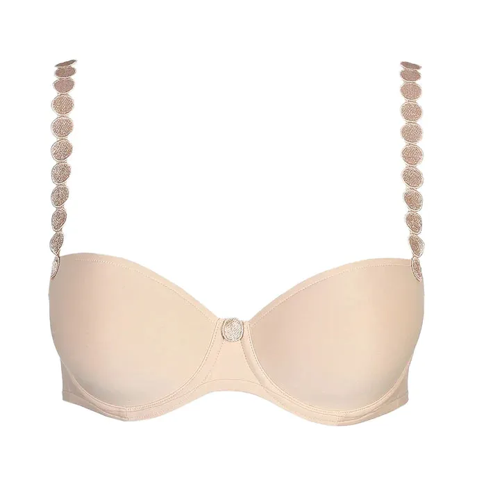 Tom Padded Balcony Bra In Caffe Latte  - Marie Jo