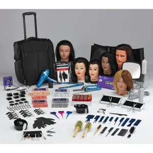 Training Kits - Premium Cosmetology Collection - Left - Advanced Toolkit With Premium Tools For Left-Handed Cosmetology Students