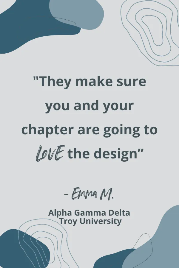 Tri Delta Philanthropy Peplum Top