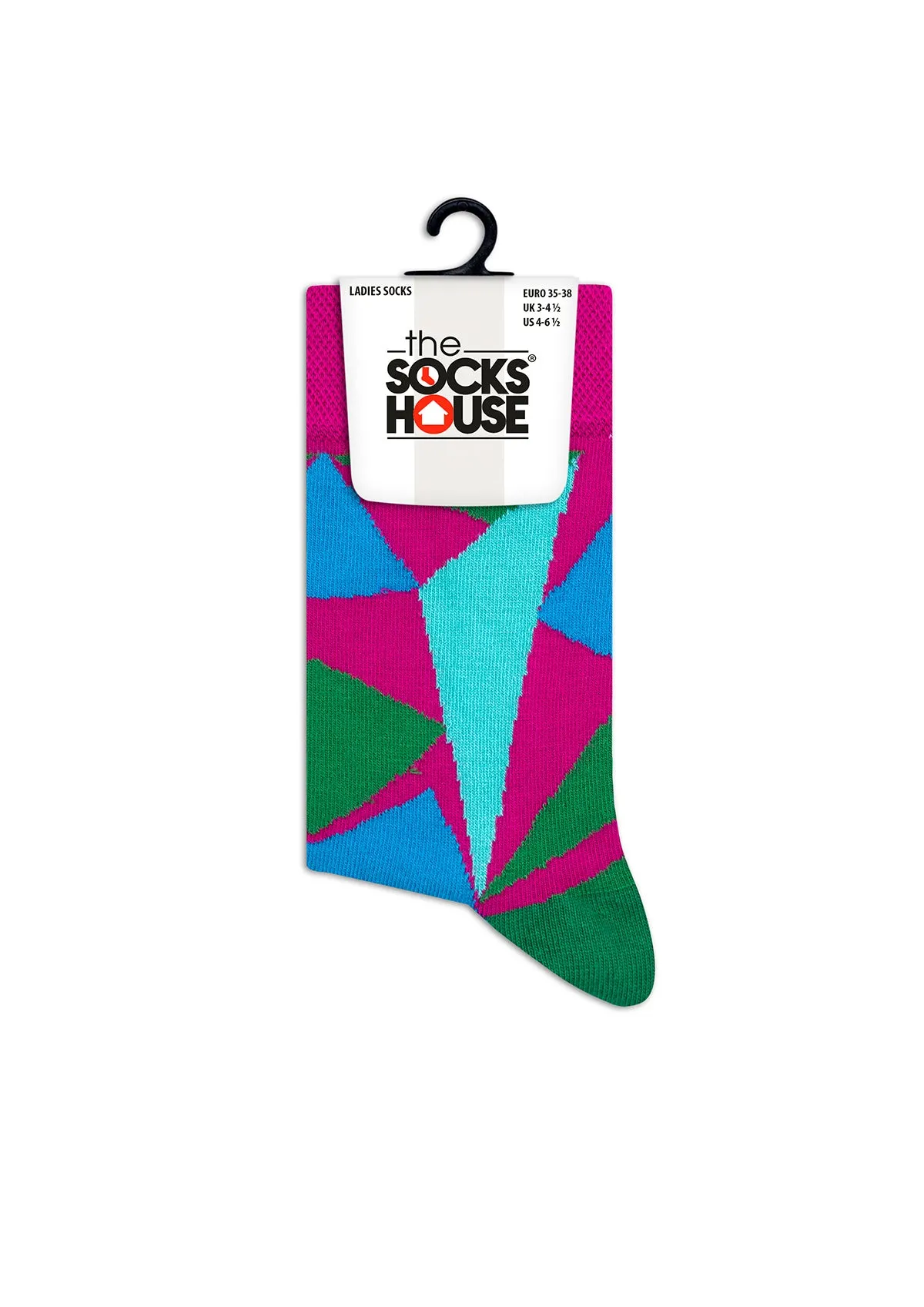 Triangle Design Women Bamboo Socks