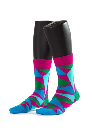 Triangle Design Women Bamboo Socks