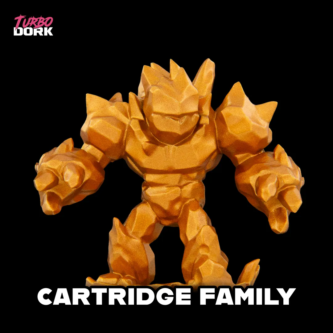 Turbo Dork: Cartridge Family Metallic Acrylic Paint - 22ml Bottle