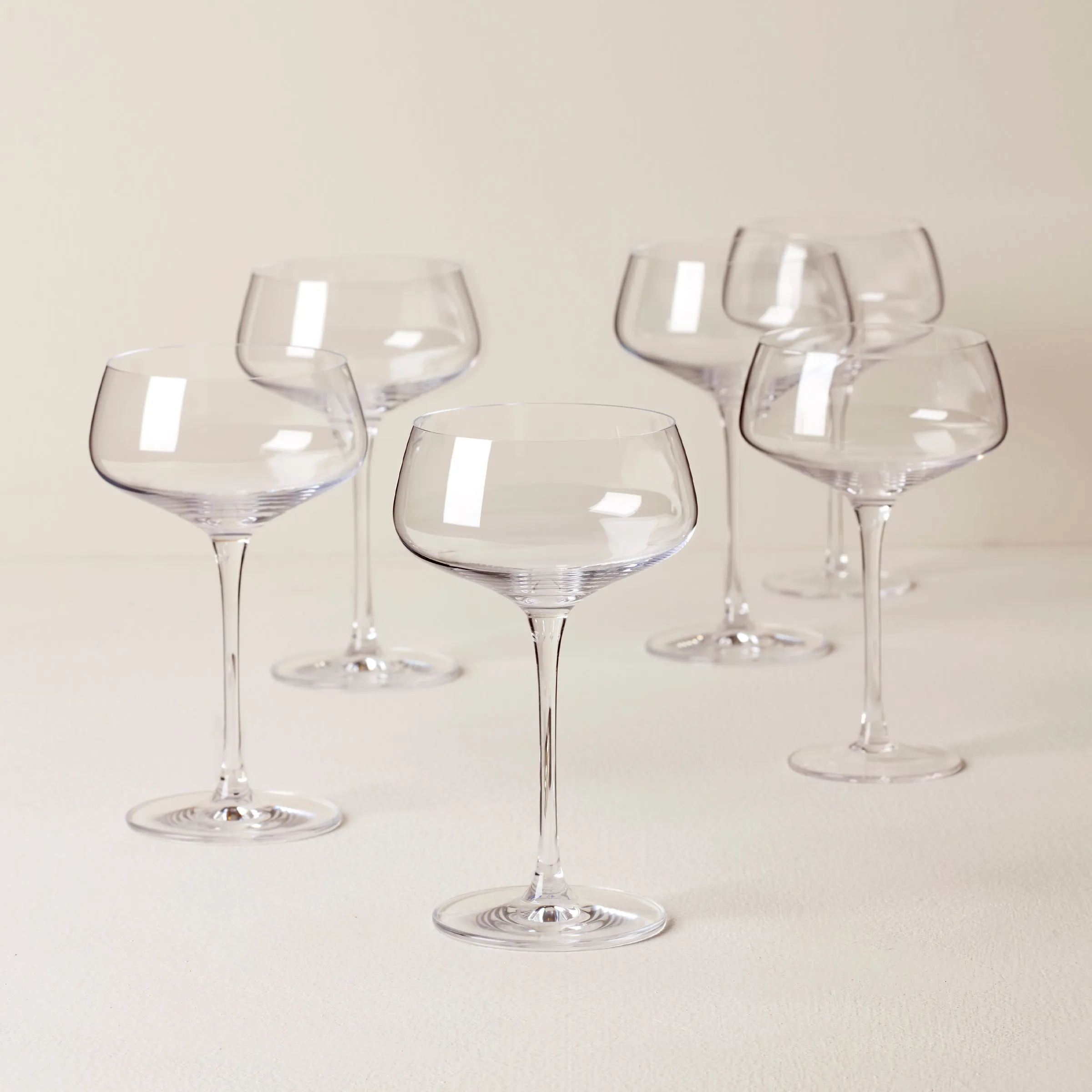 Tuscany Classics Angled Coupes, Set of 6