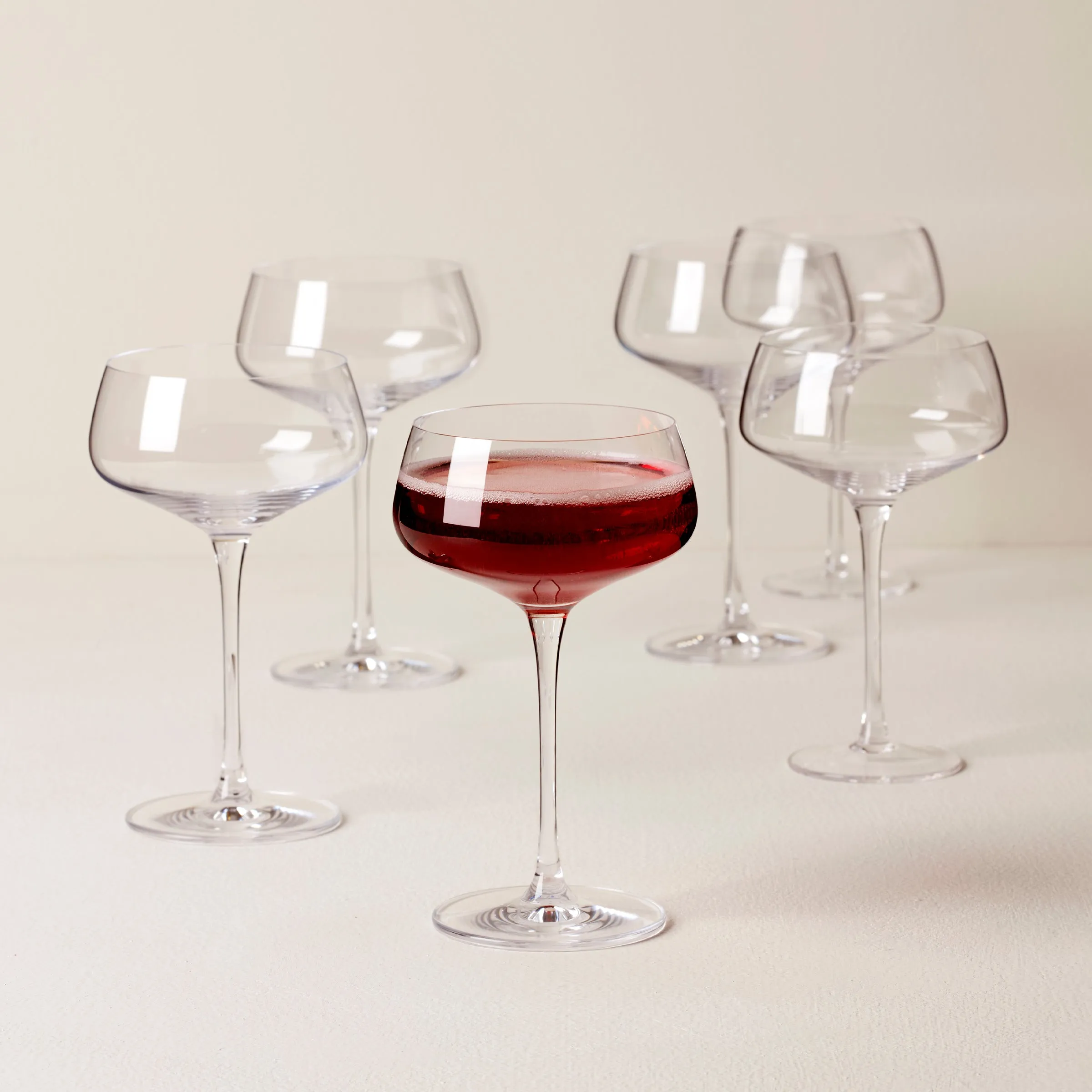 Tuscany Classics Angled Coupes, Set of 6