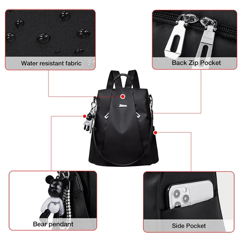 Two Tone PVC Backpack