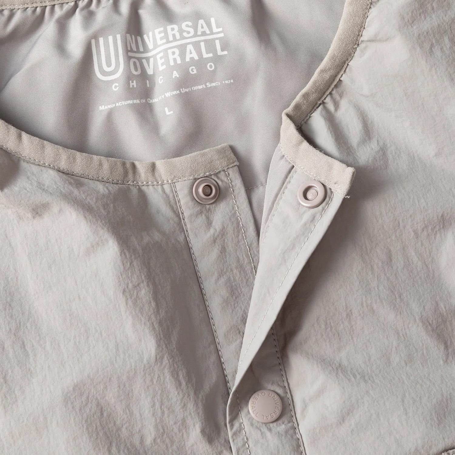 UNIVERSAL OVERALL | ユニバーサルオーバーオール　Begin別注 洗濯できるインサレーションジャケット (ICE GRAY)