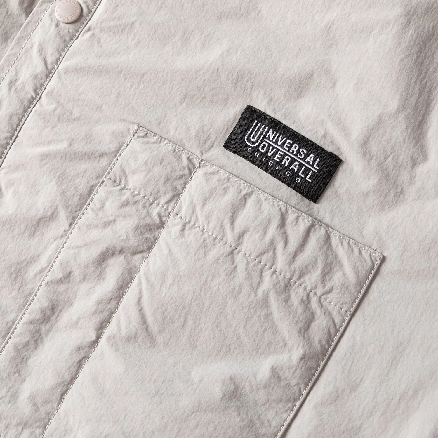 UNIVERSAL OVERALL | ユニバーサルオーバーオール　Begin別注 洗濯できるインサレーションジャケット (ICE GRAY)