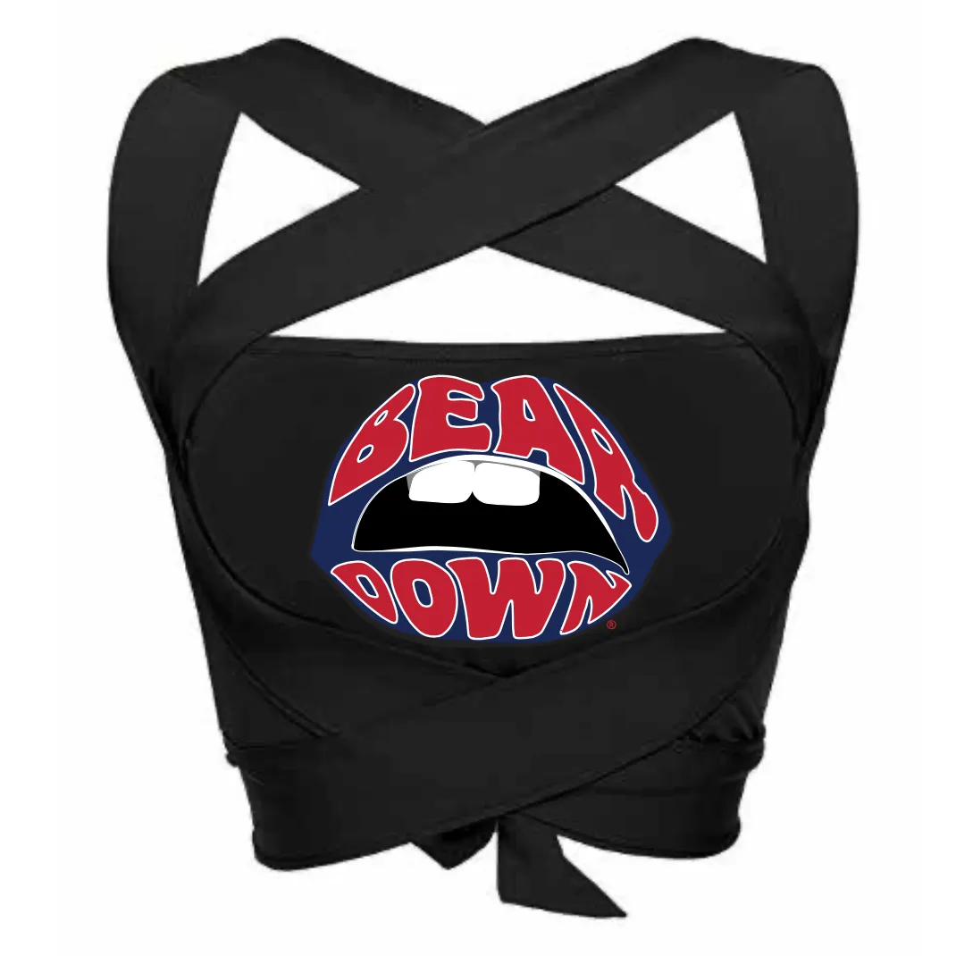 University of Arizona Black Multiway Bandeau Top