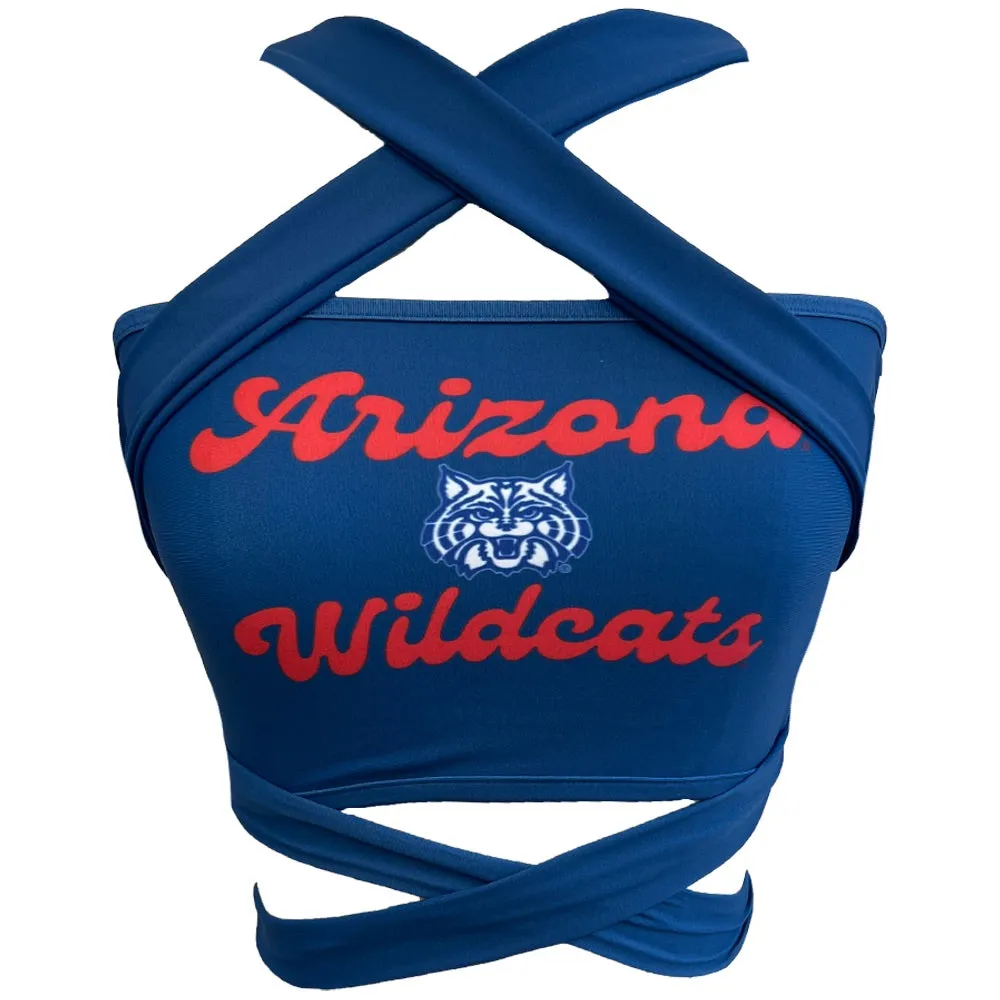 University of Arizona Navy Multiway Bandeau Top
