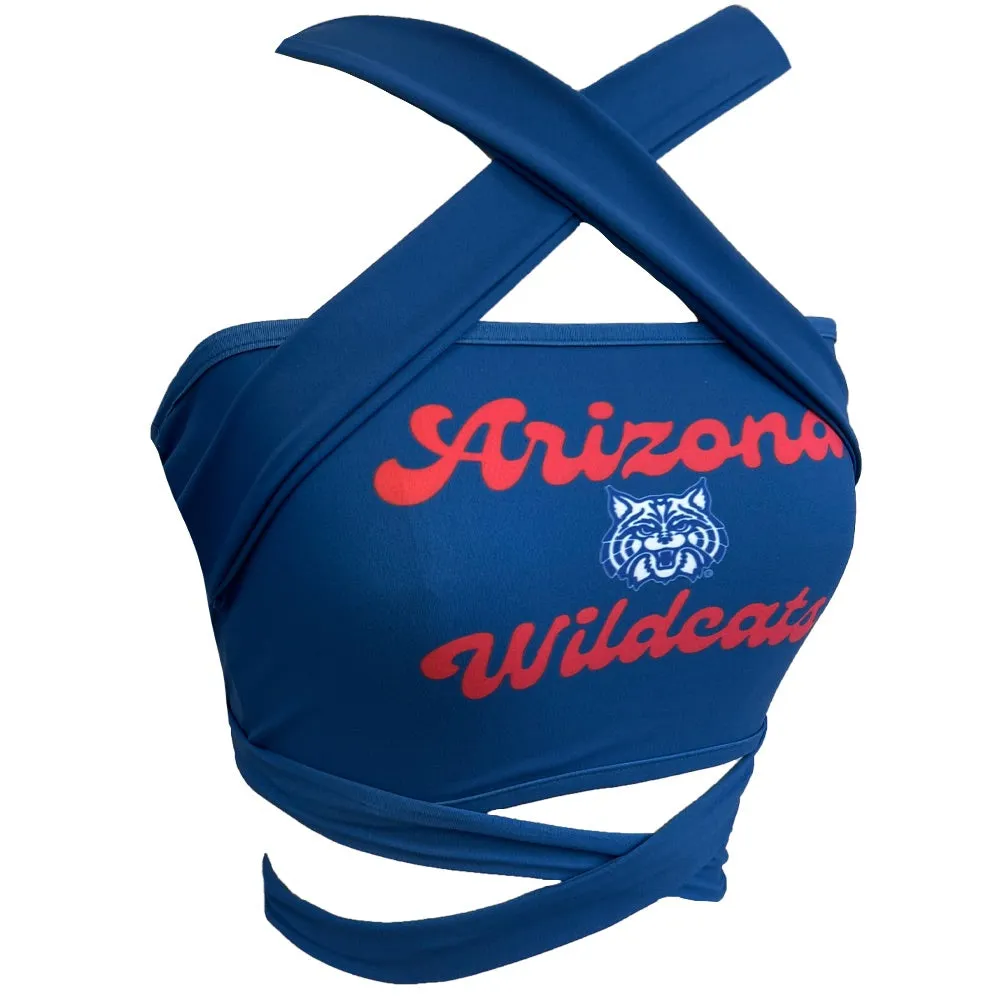 University of Arizona Navy Multiway Bandeau Top