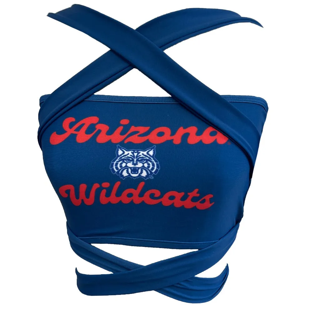 University of Arizona Navy Multiway Bandeau Top