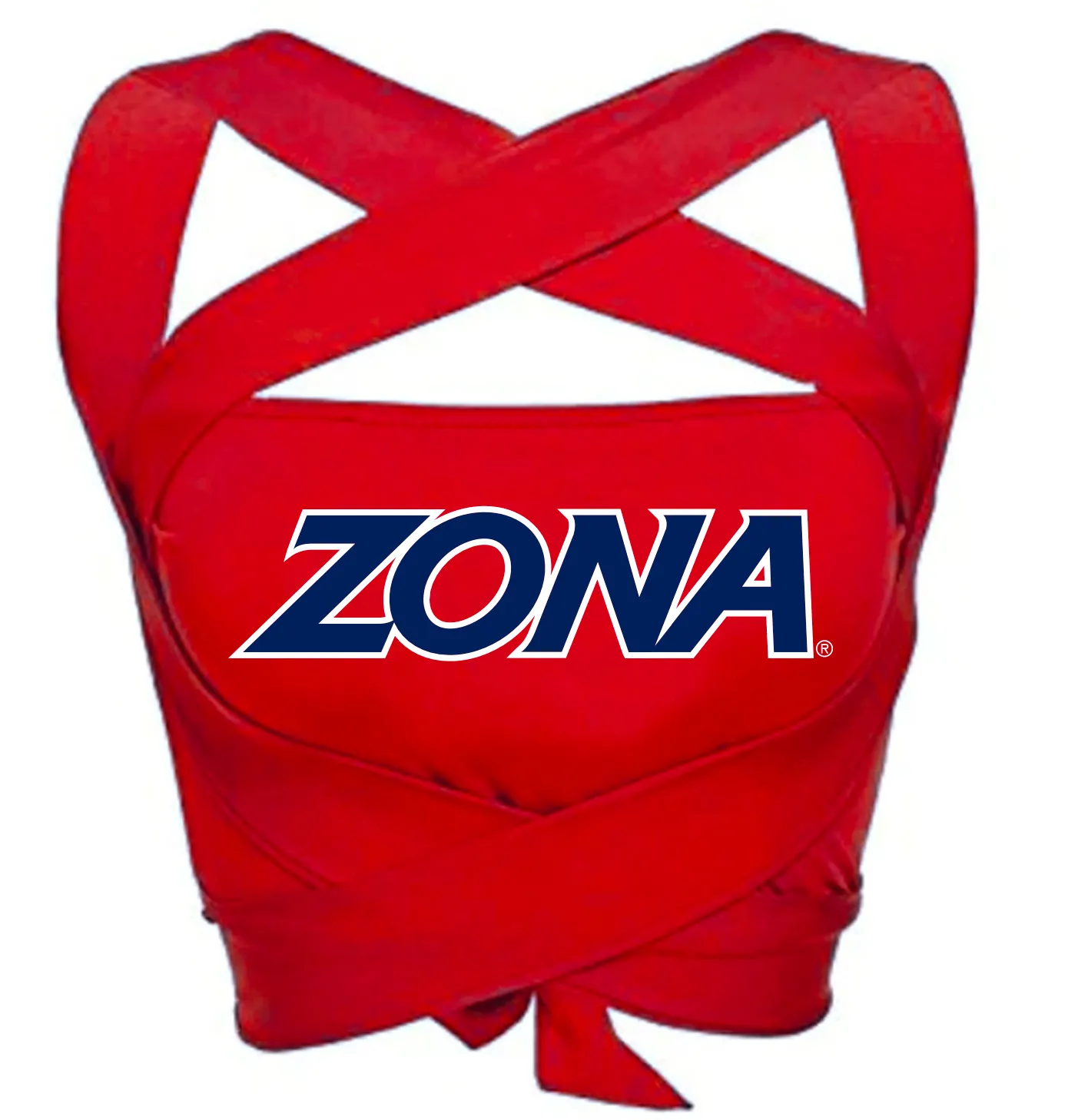 University of Arizona Red Multiway Bandeau Top