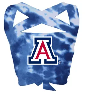 University of Arizona Tie Dye Multiway Bandeau Top
