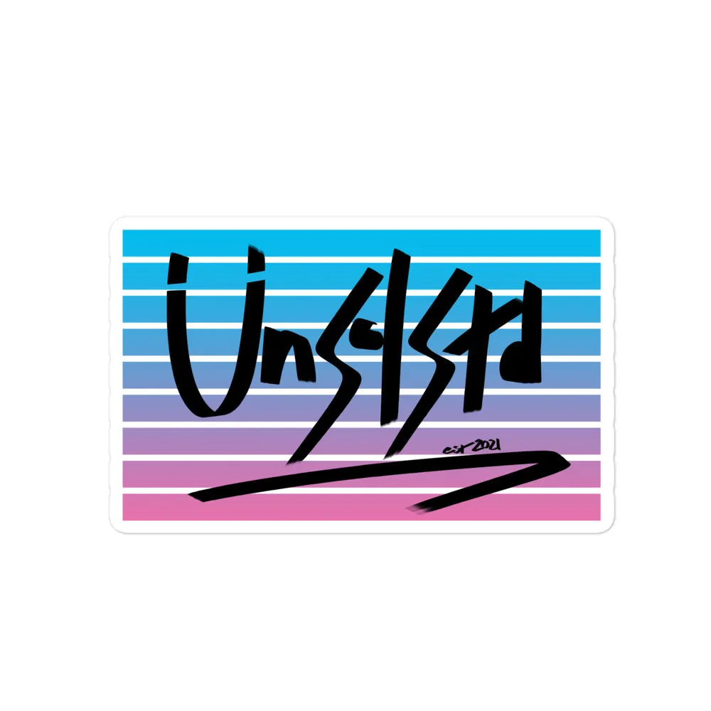 UNSOLSTD LOGO STICKER