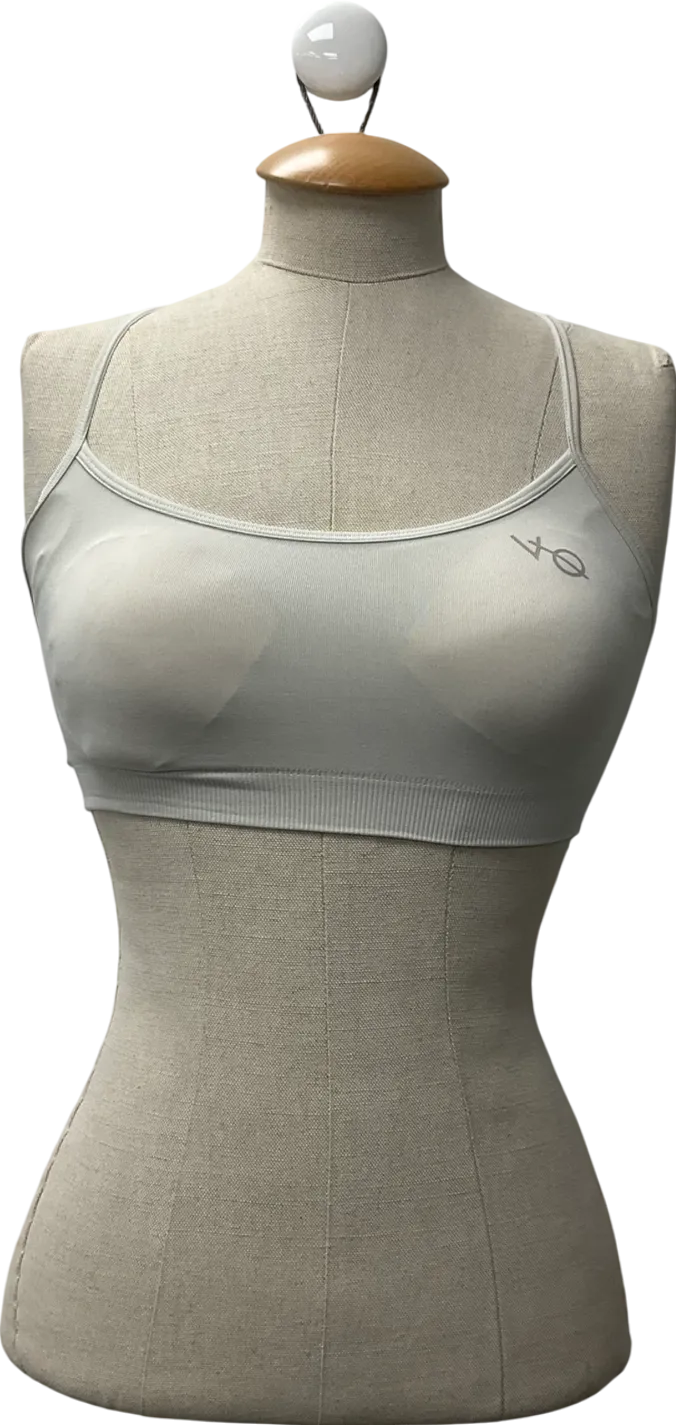 Vanquish fitness Cream Seamless Clay Multiway Low Support Bra UK XS